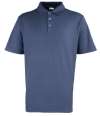 PR610 Stud Polo Navy colour image